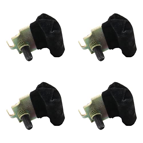 Door Glass Anti-Rattle Cushion Kit Compatible with 1969-1982 Chevy Corvette C3 C4 - 4-Piece Set Side Window Anti-Rattle Cushion Kit