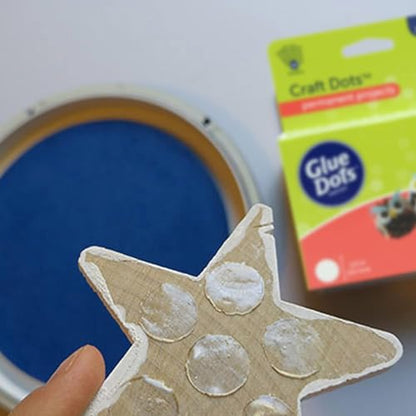 Glue Dots, Craft Dots Value Pack, Double-Sided, 1/2", .5 Inch, 600 Dots, DIY Craft Glue Tape, Sticky Adhesive Glue Points, Liquid Hot Glue Alternative, Clear - style: Value Pack
