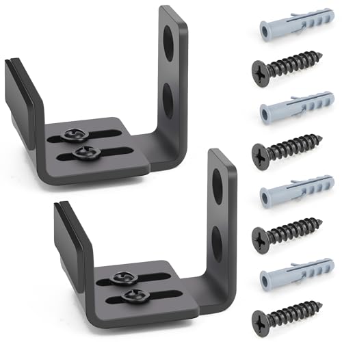 Sliding Barn Door Floor Guide, Adjustable Barn Door Guide Wall Mount, Suitable for Flexible Installation Between Doors and Cabinets（2 Pack） - color: 2 Pcs