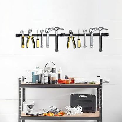 5 Pack Magnetic Tool Holder, Magnetic Strips Tool Magnet Bar PVC Coated for Garage Tool Organizer 16 In - style: 16IN-5 PACK