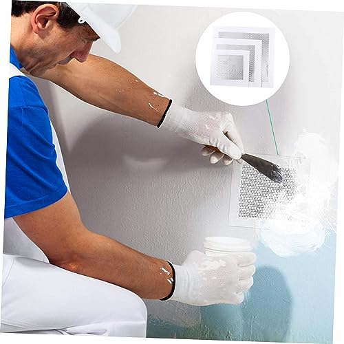 3pcs Self-Adhesive Wall Repair Patch Kit Drywall Repair Stickers for Quick Hole Mending Lightweight Mesh for Smooth Finish for Home Decor and Damage Restoration