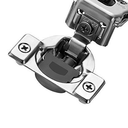 Ravinte 2 Pack 1 Pair 1-1/4 inch Overlay Soft Close Kitchen Cabinet Hinges Stainless Steel Adjustable Kitchen Hinges Satin Nickel Cabinet Hardware - size: 1-1/4 inch Overlay