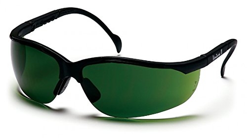 Pyramex Venture II Safety Eyewear, Indoor/Outdoor Mirror Anti-Fog Lens - color: Ir 3.0 Lens/ Black Frame