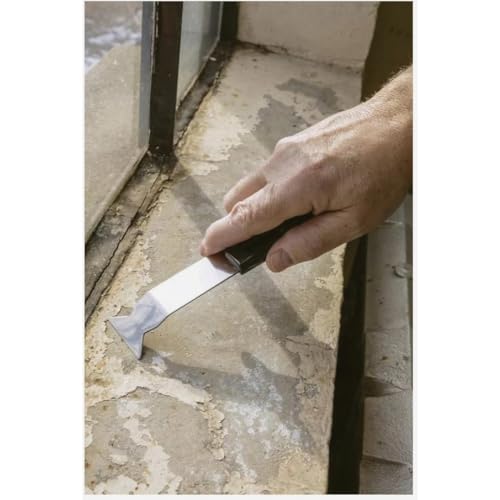 The HYDE® Dig-It™ Removal and Scraping Tool, Push or Pull scraping. Caulk Remover Tool, Paint Scraper, Putty Knife Scraper, Grout Removal Tool, Convienent size perfect for tool box, or tool bag.