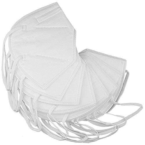 Duda Energy KN 5-Ply Disposable Protective Face Masks 95+% Efficiency GB2626-2019 Compliant, 10 Pack