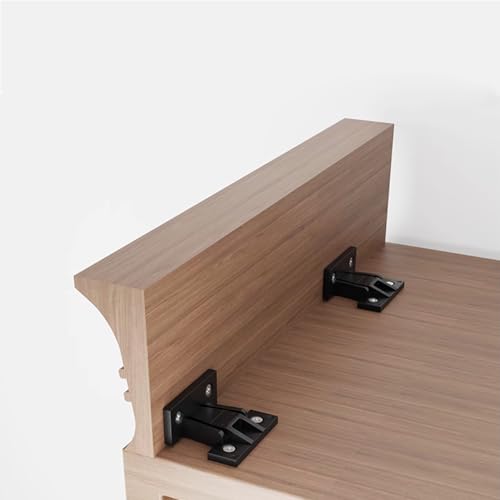 Keku AS-M Adjustable Push Fittings Panel Frame Components Connectors Bracket Partition Fastener Slide on Shelf Support Load Capability 20kg Plastic (20 Pairs) - size: ASM
