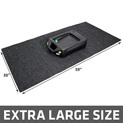 Armor All Premium Maintenance Mat Oil Spill Garage Floor Mat, (30" x 59") (2-Pack), Absorbent, Waterproof, Contains Liquids, Protects Garage Surface or Driveway, Reusable, Washable, Durable (USA Made) - size: 30" X 59" (Rectangular) (2-pack)
