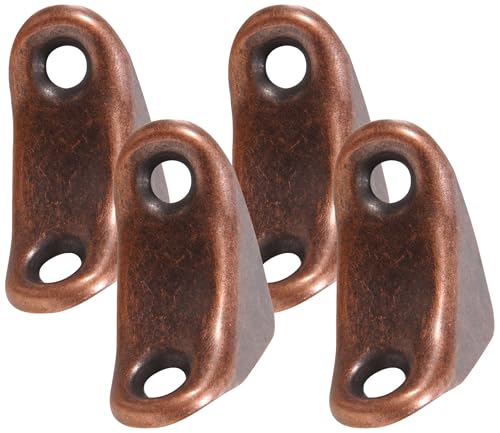The Hillman Group 851691 1 x 3/4-Inch Chair Brace, Antique Bronze (Pack of 4) - size: 1 Count (Pack of 4)