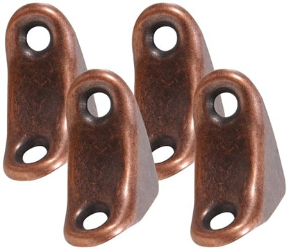 The Hillman Group 851691 1 x 3/4-Inch Chair Brace, Antique Bronze (Pack of 4) - size: 1 Count (Pack of 4)