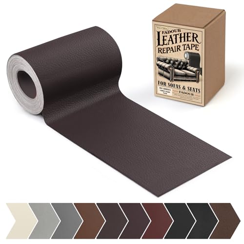 Leather Repair Patch, 3 x 60In Self Adhesive Leather Repair Tape Kit for Furniture, Couch, Sofa, Office, Car Seats, Car Interior,Vinyl Repair Kit (Dark Brown) - color: Dark Brown, size: Litchi Grain 3 x 60 In