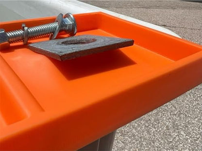 Flat Rack Tray for Utility & Lineman Buckets Glove-Friendly Work Tray with Raised Center for Small Parts Heavy-Duty Polymer Bucket Organizer