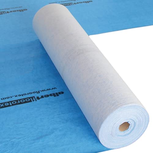 Albert Floorotex Blue All Purpose Temporary Floor Protection - 280 sqft (40" x 84') Roll - size: 280sq/Ft