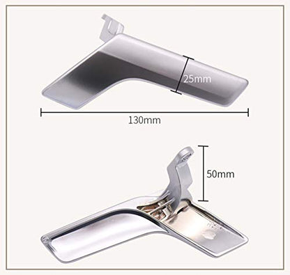 Right Matte Silver Interior Door Handle Repair Kit Inner Right Front or Inside Rear Passenger Side Compatible with Mercedes W204 X204 C250 C300 C350 C400 C63 AMG GLK250 GLK300 GLK350 - color: Silver