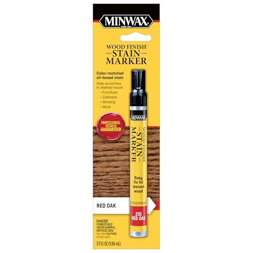 Minwax 63483000 Wood Finish Stain Marker for Touch Ups, Red Oak
