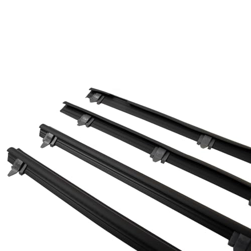 TRQ Door Window Belt Weatherstrip Kit Compatible with 1984-1989 Toyota 4Runner Pickup