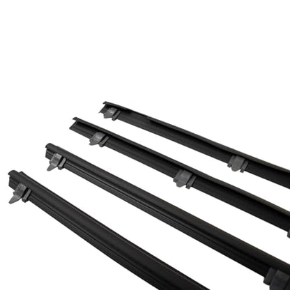 TRQ Door Window Belt Weatherstrip Kit Compatible with 1984-1989 Toyota 4Runner Pickup