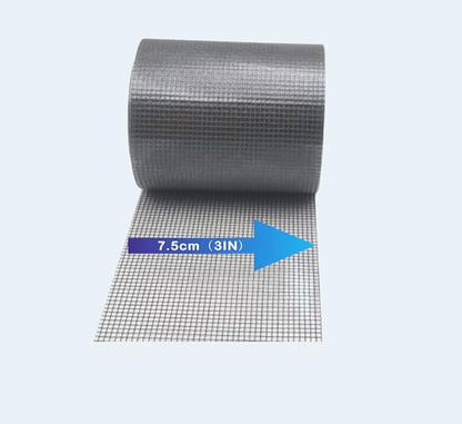 Window Screen Repair Tape，3IN X 16.5FT (196IN) Screen Tape mesh Repair for Window Screen and Screen Door tears Holes (Grey) - color: grey