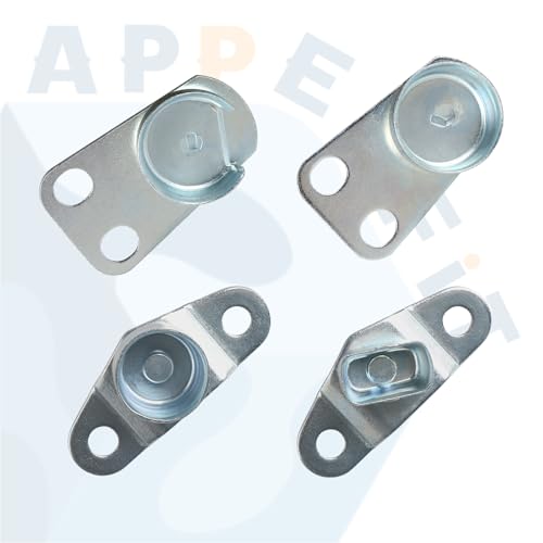APPERFiT Tailgate Hardware Rebuild Kit Compatible with 1988-1992 Chevrolet Chevy/GMC C1500 C2500 C3500 K1500 K2500 K3500 Tailgate Parts Tail Gate Handle Latch Hinge Cable Striker Bolt - style: 1988-1992 2 bolt mounting hinge