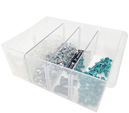 Autumn Dividers for Plastic Storage Hardware Cabinet with Large Drawers, for Craftsman, Stanley, Black+Decker, ArtBin, Pack of 14 - size: Pack of 14