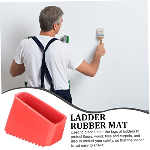 STOBOK 4pcs Slip Ladder Feet Covers Non-Slip Mats for Ladder Accessories Stair Mats