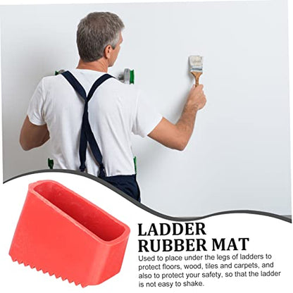 STOBOK 4pcs Slip Ladder Feet Covers Non-Slip Mats for Ladder Accessories Stair Mats