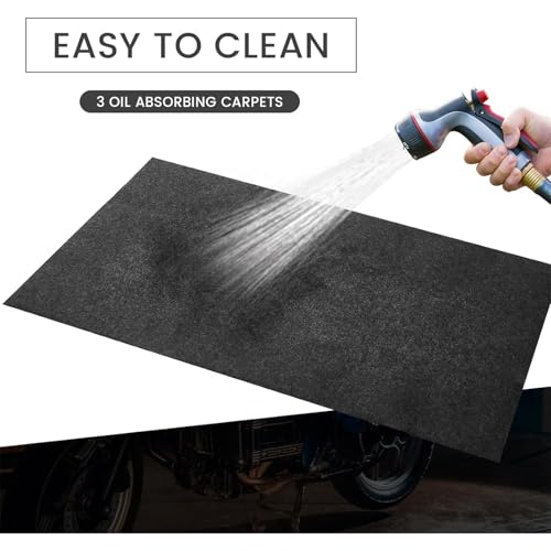 Sturdy Slip Felt Floor Mat Designed for Vehicle Maintenance Spill and Wet Area Security 150x60cm Machine Maintenance Pad - size: 200x200cm