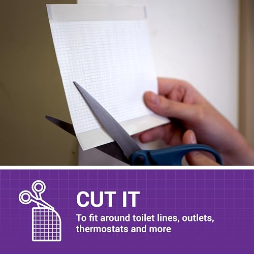 StrongPatch® 6 in. x 6 in. Flexible Self-Adhesive Wall Repair Patch (3-Pack) – Versatile, Cut-to-Fit, Easy Application for Holes, Cracks, and Corners