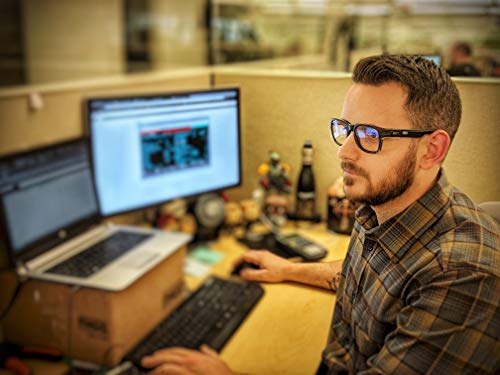 MAGID Y50 Safety Glasses for Construction | Black Frame — 1 Pair, Clear Lens | Side Shields, ANSI Z87.1+, Anti-Fog, Scratch-Resistant, 99.9% UV Protection, Polycarbonate Lens - color: Clear Lens | Black Frame, size: 1 Pair