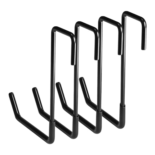 Rafter Hanger, Ladder Bike Rafter Hooks, Heavy Hanger Garage Storage Hooks for Garage Ladder Bike Fence Storage Organizer Hook S Shaped (4 Pack)