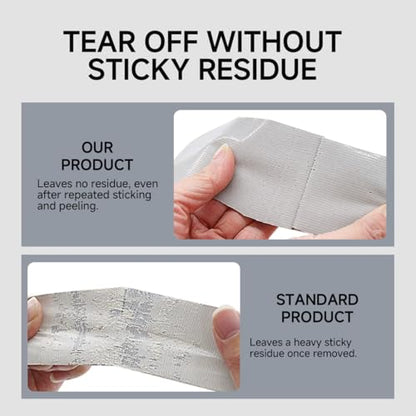 Heavy-Duty Duct Tape 2 in x 30 Yards,10 Mil Thick, Waterproof, Strong Adhesive for Repair, No Residue, All Weather, Rubberized Fabric Tape for Indoor & Outdoor Use (1)