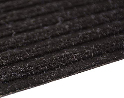 Stair Treads Collection Indoor Skid Slip Resistant Carpet Stair Tread Mat (Black, Matching Mat 30 in X 30 in) - color: Black, size: 30"x30" Landing Mat