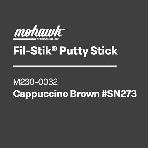 Mohawk Fil-Stik, Wax Putty Stick for Wood Repair, Cappuccino Brown #Sn273, M230-0032, 1 Count - color: Cappuccino Brown KMC