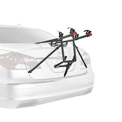 Allen Sports Deluxe 2-Bike Trunk Mount Rack, Model 102DN-R, Black - color: Red/ Black, size: 2-Bike, style: Bike Rack