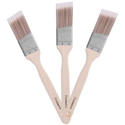 Paint Brush, 1.5IN Stain Brushes for Painting Walls,House Touch-Ups,Furnitures and Fence Staining, Wooden Handle Masonry Paintbrush(3 Packs) - size: 1.5 inch
