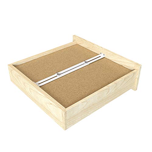 FRMSAET Drawer Repair Kit - Used to Reinforce and Repair Wooden/MDF/Chipboard Drawers Cabinet Reinforcement Heavy Duty Steel Hardware Furniture Accessories - Includes Screws (4 Pack) - size: 4 Pack