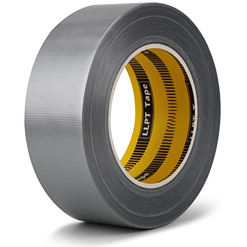 LLPT Duct Tape Premium Grade 1.6 Inches x 108 Feet x 11 Mil Easy Tear Residue Free Strong Adhesive Color Silver Gray (DT402) - color: Silver Gray