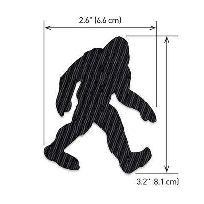 GEAR AID Tenacious Tape Repair Patches – Peel-and-Stick Nylon Gear Patches for Jackets, Tents, Sleeping Bags, Backpacks, and Outdoor Gear – Fix Rips, Tears, and Holes,3 Patches, Sasquatch - style: Sasquatch Patches (3 Patches)