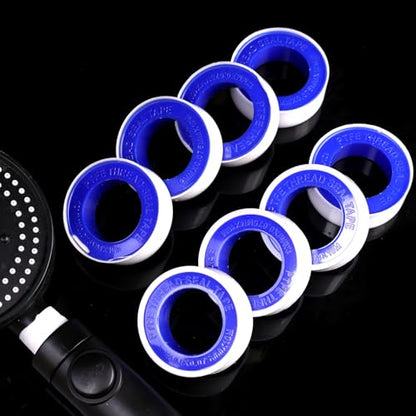 2Pcs Water Pipe Stop Leaks Sealing Tape Sink Drain Pipe Thread Duct Tapes Plumbing Fitting Repair Tool Waterproof PTFE Sealant Tape ﻿ - color: 2Pcs