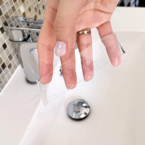 Double Sided Tape Heavy Duty, Nano Double Sided Sticky Adhesive Tape, Clear Mounting Tape Picture Hanging Strips, Removable Wall Tape - size: 9.85feet
