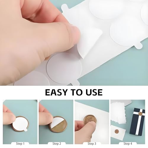 100 Pcs Double Sided Sticky Dots, 0.59" Museum Putty Clear Removable, Balloon Sticky Dots with Handle for Festival Home Office Party Poster Putty for Wall Decorations - size: 100pcs-15mm/ear