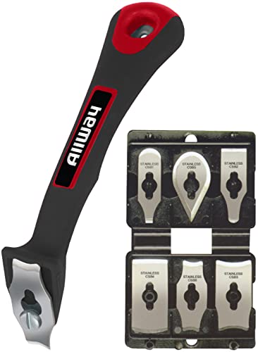 ALLWAY CS6 Soft-Grip Contour Scraper Set with 6 Blades and Blade File - style: Palette Putty Knife