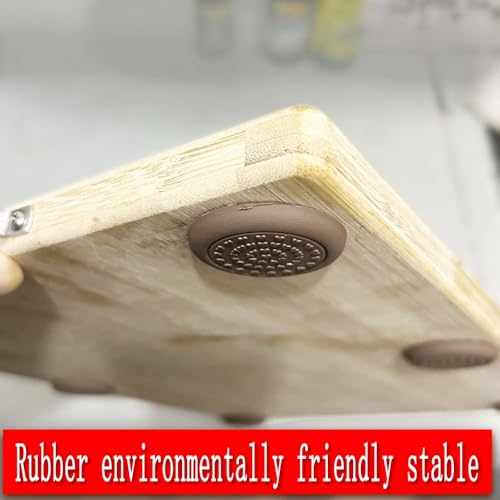 Anti-Slip Cutting Board Stabilizer Pads, Self-Adhesive Rubber Feet, Waterproof, Shock-Absorbent，Noise Reducing, Non-Marking Grips for Chopping Blocks