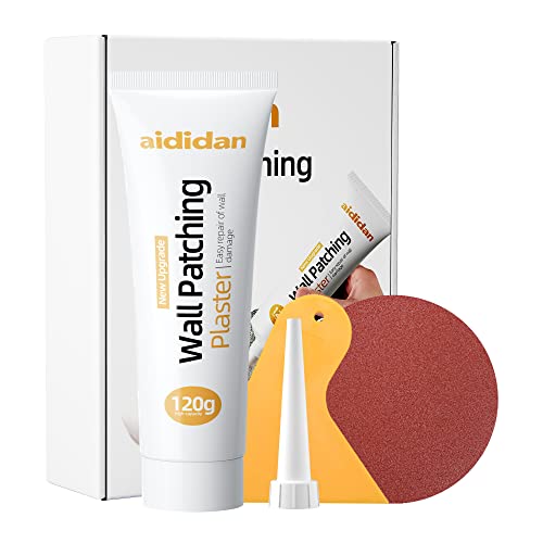 Drywall Repair Kit Hole Repair Patch Kits Wall Spackle Repair Paste Wall Mending Agent Quick Fix Solution for Home Wall, White Repair Putty Plaster Dent & Wood Scratch Repair - color: 1 Pack