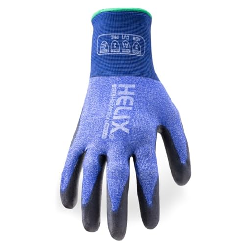 HexArmor High Dexterity Work Glove, Touchscreen capable, Semless Knit Helix 1032