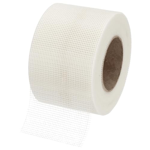 PATIKIL Drywall Repair Mesh Tape, 4 inch x 164 ft Fiberglass Repair Patch Self-Adhesive Dry Wall Joint Tape 10 Mesh Wall Hole Crack and Seam Patch, White - size: 4 Inch X 164 Feet