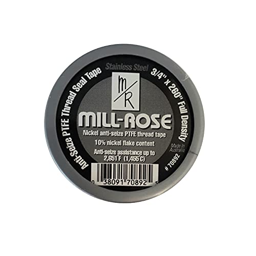 Stainless PTFE Thread Seal Tape, 3/4 X 260IN, Rolls