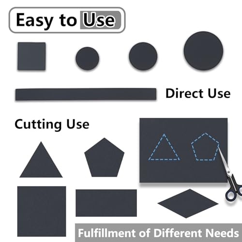 Jayen 132 Pcs Non Slip Self-Adhesive Silicone Cuttable Furniture Pads, Anti-Sliding Anti-Scratch Rubber Floor Protectors for Any Furniture and Appliances - Black (Matte) - size: Black