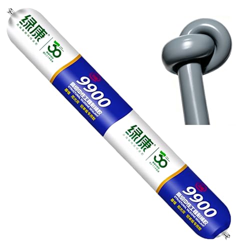 9900 Sealant Waterproof, Silicon Waterproof Sealant, Permanent Solution for Roof & Wall Cracks, Outdoor Water Proof Exterior Sealants Heat Resistant, Tear and Stretch Resistance (1Pc,Grey) - color: Grey, size: 1Pc
