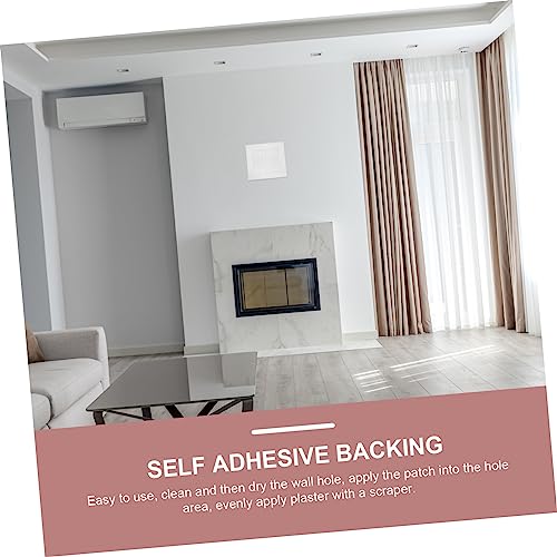 Homoyoyo 12pcs Use Drywall Repair Patches Wall Repair Pastes Self-Adhesive Drywall Patch Kits