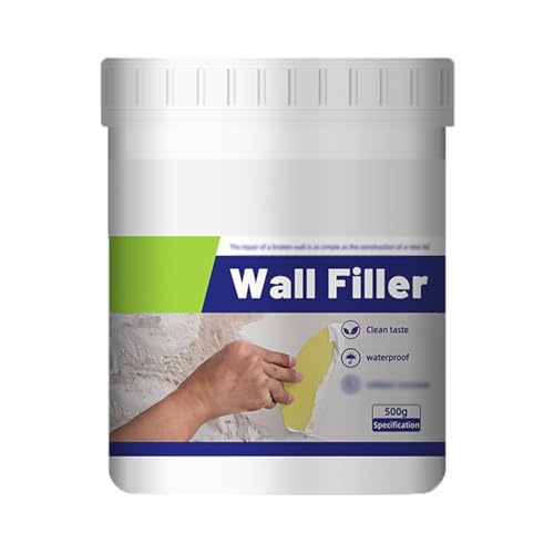 Waterproof Resistant Wall Repair Paste, Spackle Wall Repair, Spackle for Drywall, for Holes, Cracks, and Chips (Waterproof Resistant Wall Repair Paste, Gram, 500)